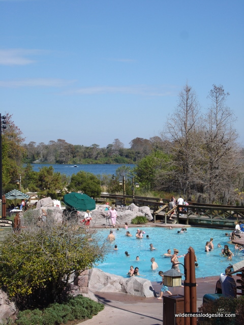 Pool and Bay Lake